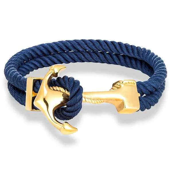 Bracelet Ancre Or Homme