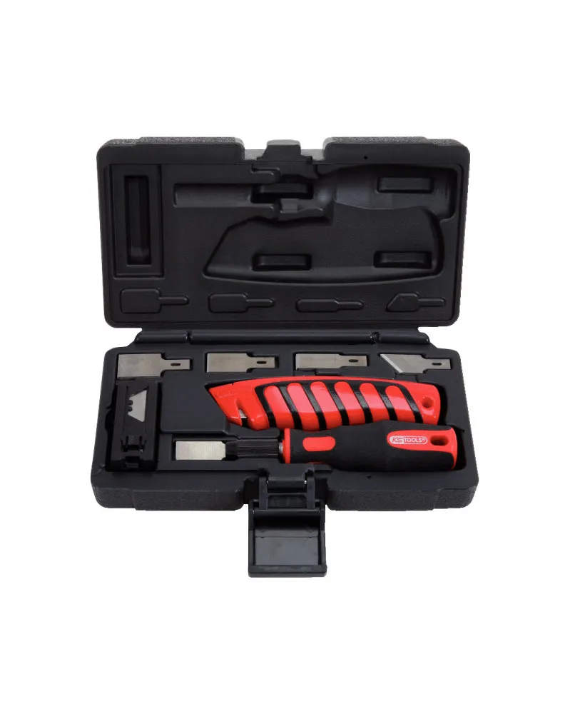 Coffret de grattoir et cutter 27 pcs KS TOOLS 