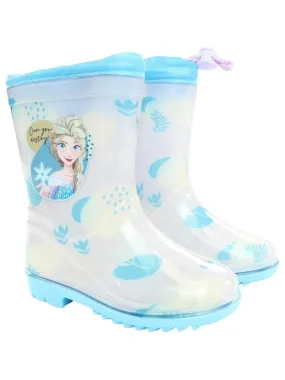 Disney - Bottes fille imprimé La Reine Des Neiges - Bleu
