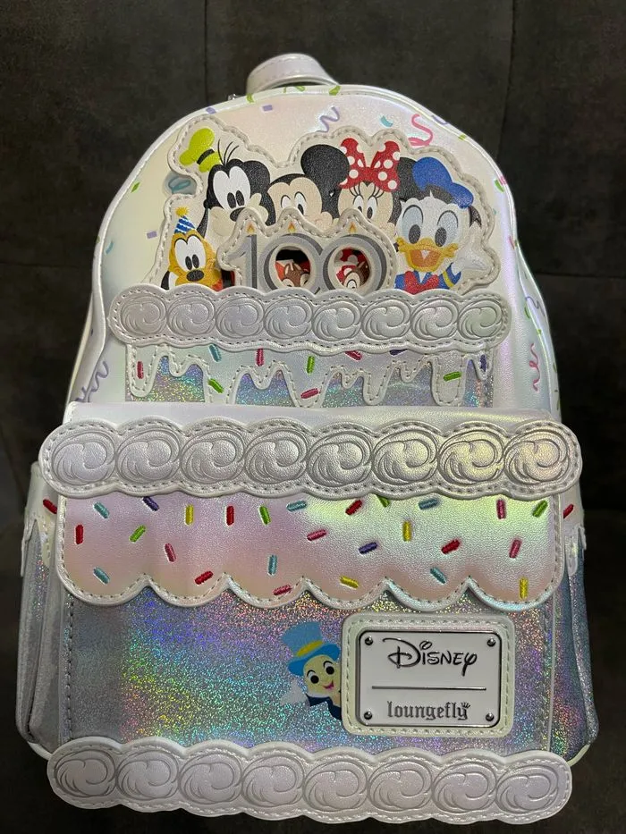 Disney Loungefly Mini Sac A Dos 100 Celebration Cake - Disney | Beebs