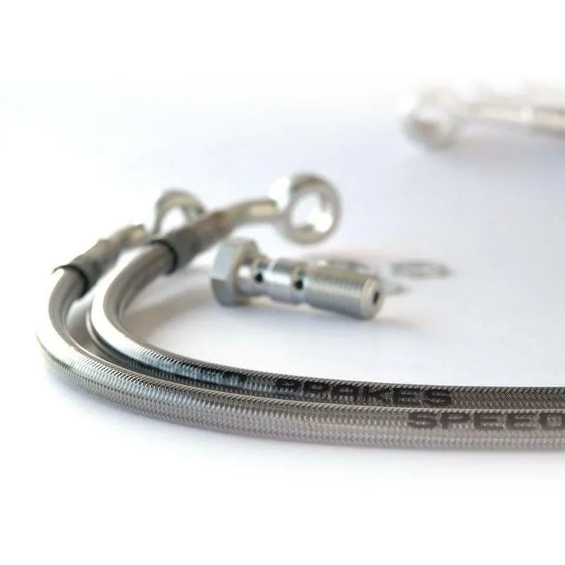 Durite de frein arrière d'aviation SPEEDBRAKES Suzuki GSX 1300 B-KING (ABS) inox/raccord or