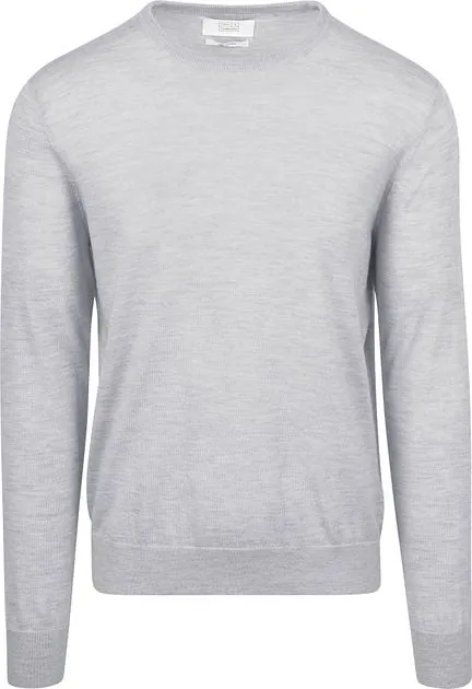 King Essentials The John Pull Merino Gris Clair KM111030001-