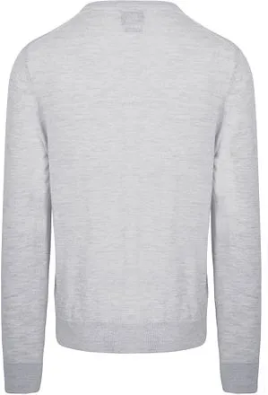 King Essentials The John Pull Merino Gris Clair KM111030001-