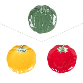 Plat rond poivron 15 cm Table passion 