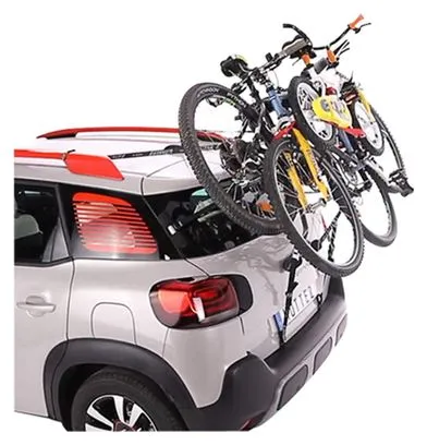 PORTE VELO HAYON 5 SANGLES MOTTEZ SHIVA 3 ACIER 3 VELOS (+ DE 360 VEHICULES COMPATIBLES)