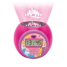 Réveil projecteur Disney Princesses fonction minuteur rose - Lexibook