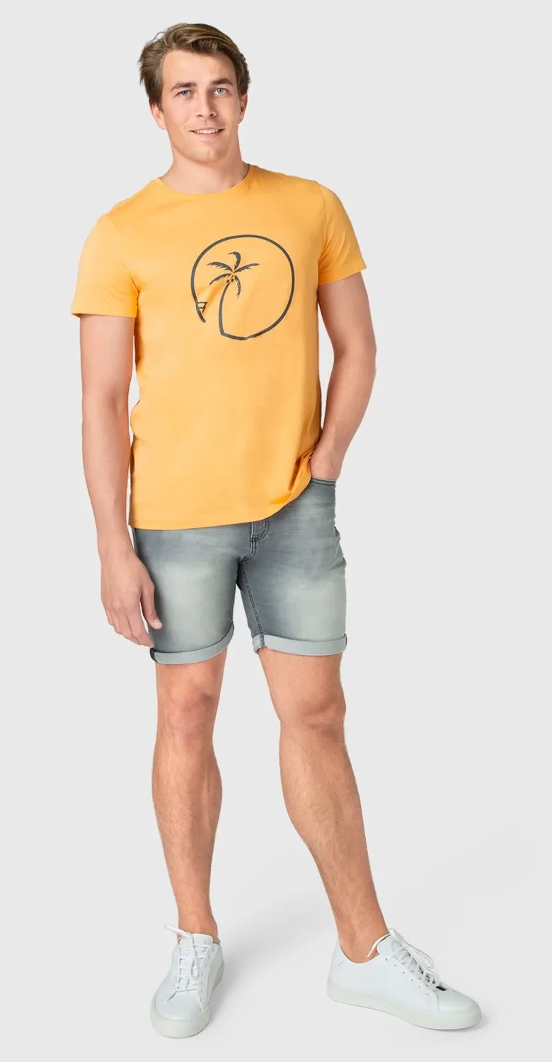 T-Shirt Brunotti Homme Tim-Print Papaya