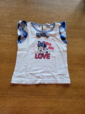 T shirt plus jupe 12 mois - Disney - 9 mois  | Beebs