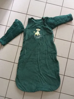 Turbulette vert bouteille garçon Disney le roi lion Tog 1,5  manche amovible  jusqu'à 24 mois, automne - Disney - 24 mois  